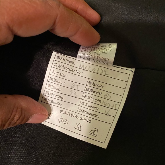 Beautiful custom made party dress.  Prom dress. Short and sassy! - Picture 6 of 6